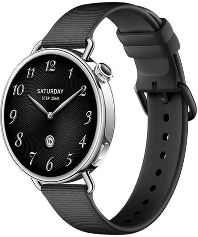 Смарт-часы Xiaomi Watch S4,  41мм,  1.32",  черный/серебристый