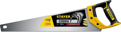 STAYER Cobra 7, 450 мм, универсальная ножовка, Professional (1510-45)