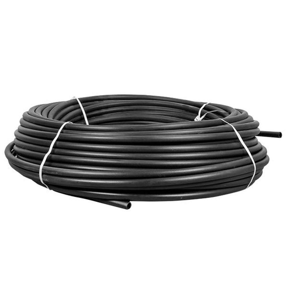 Труба гладкая ПНД жесткая d25 мм (100 м) черная EKF-Plast (100.00 шт.)