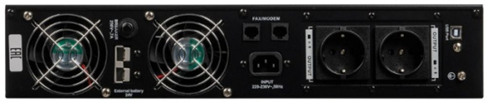 Источник бесперебойного питания Бастион RAPAN-UPS 2000-RACK-IN-4X9