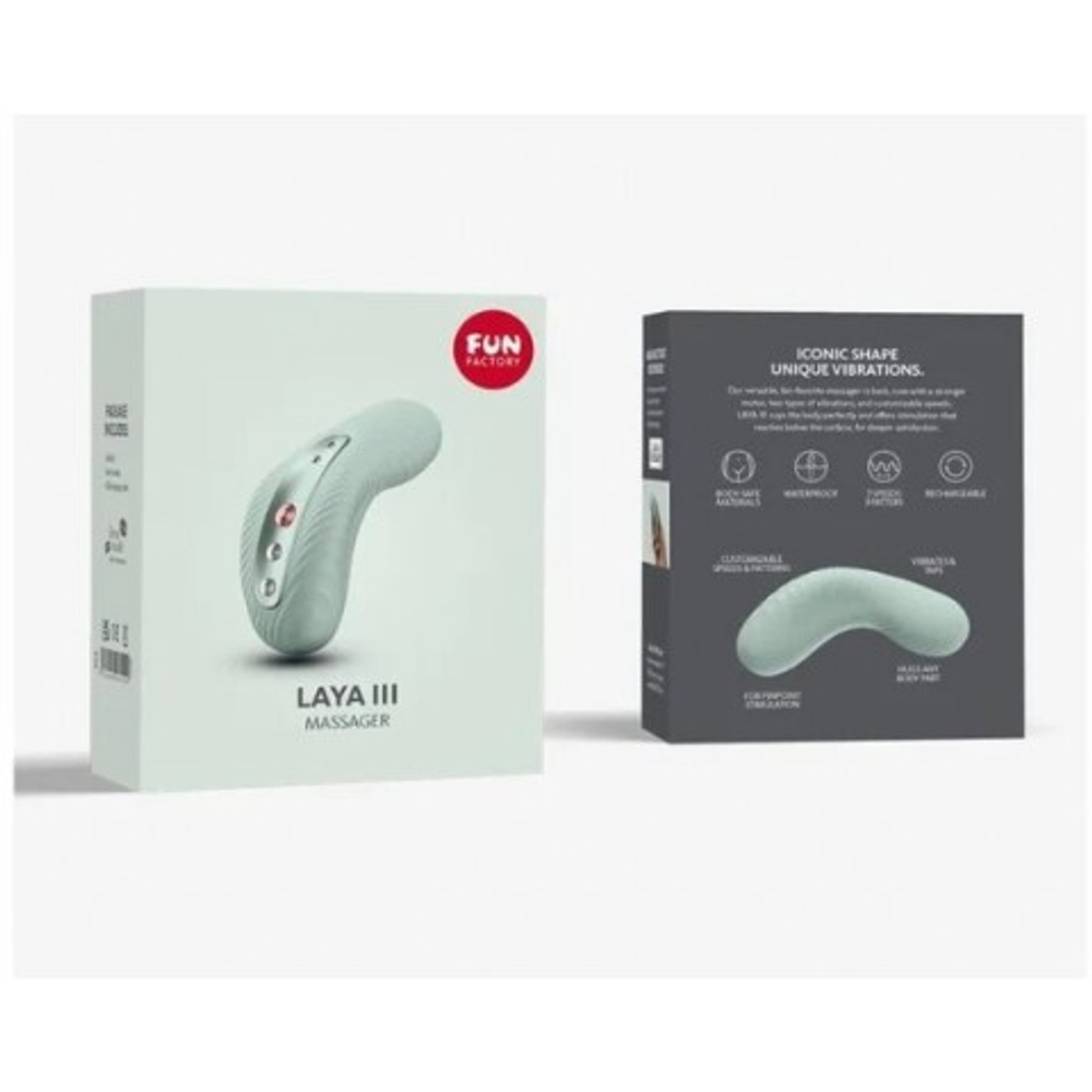 Универсальный вибромассажер Fun Factory Laya III (светло-зеленый)