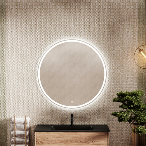 Зеркало Sancos Bella 90 см BE900 с подсветкой