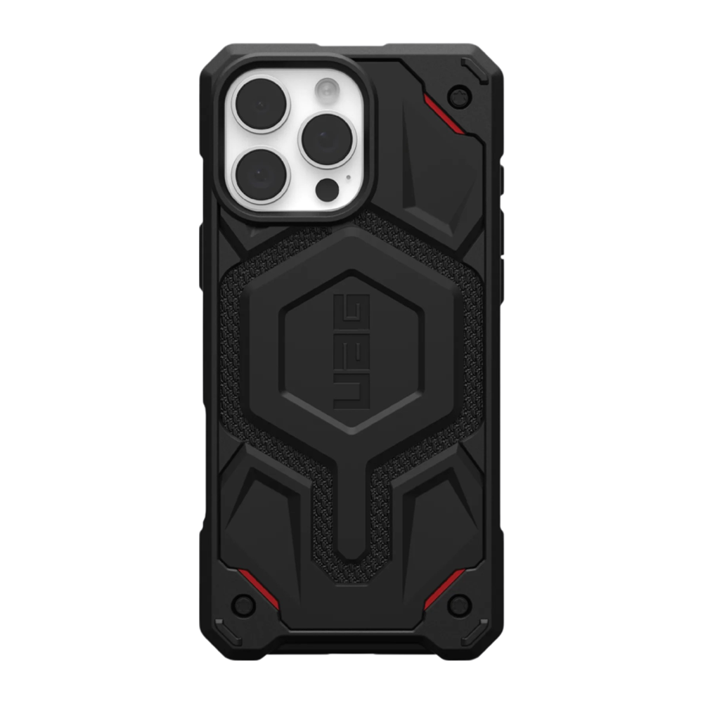 Защитный чехол MagSafe UAG Monarch Pro Kevlar для iPhone 16 Pro Max Композитный гибридный чехол с очень высоким уровнем защиты при падении и вырезом для Контроллера камеры