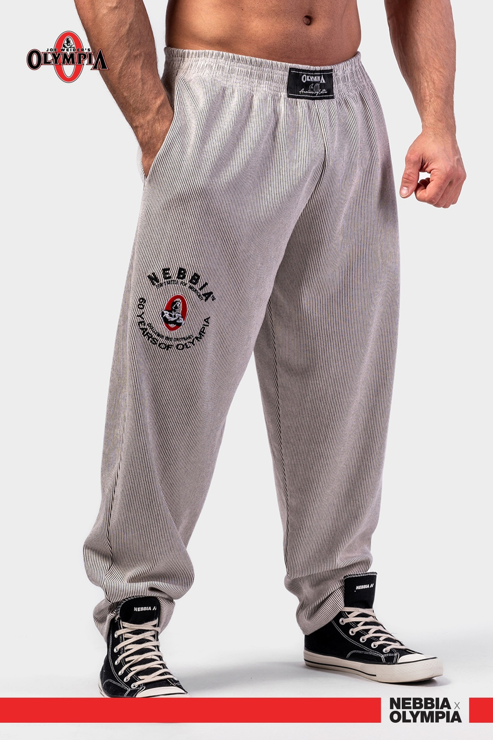 Спортивные брюки Oversized Sweat Joggers SIGNATURE 796 Серые