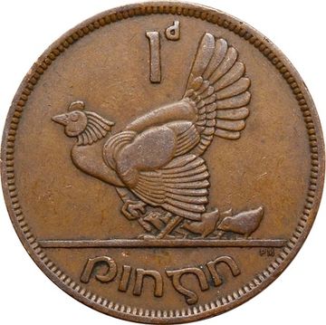 1 пенни 1949 Ирландия