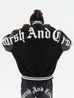 Бомбер HARSHandCRUEL "Gothic Logo" Varsity Jacket