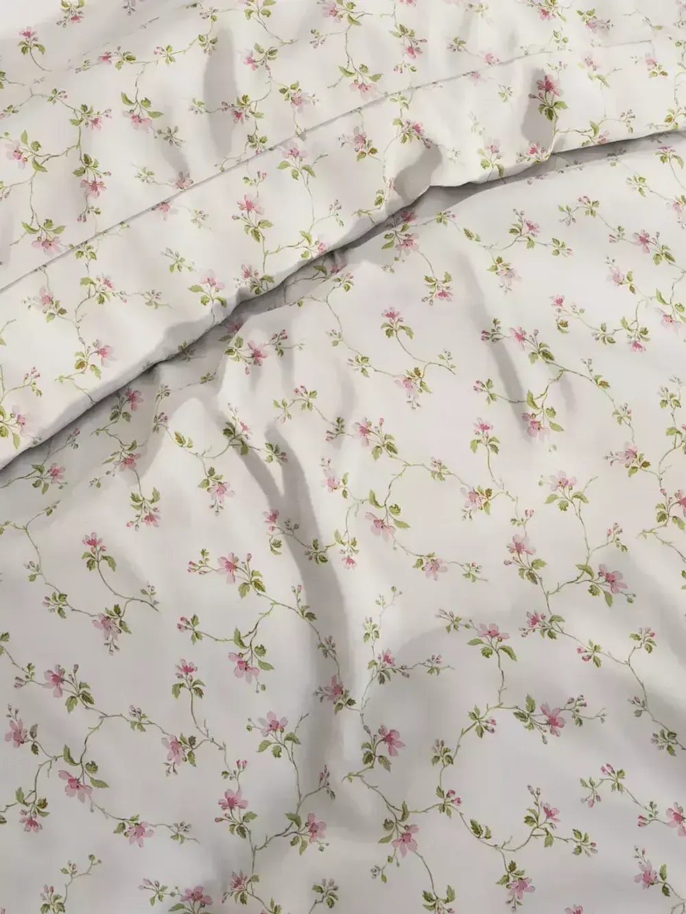 Наволочка комплект 2шт перкаль Сказка "Весенние цветы" 45х45 см на молнии