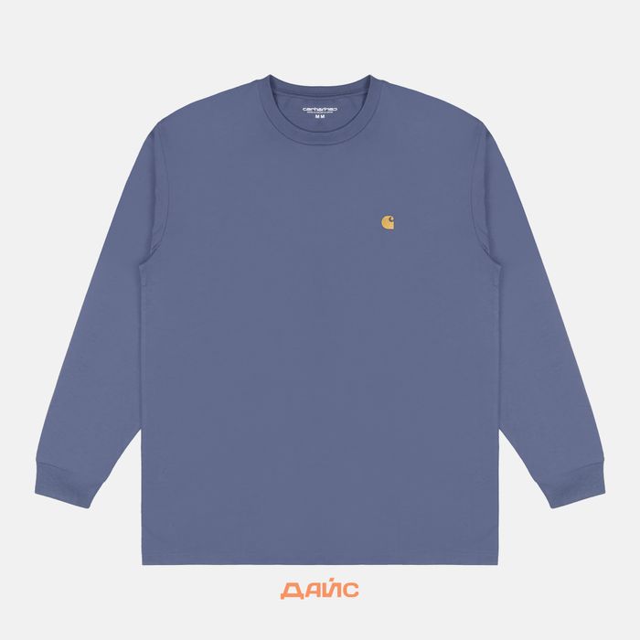 Лонгслив мужской Carhartt WIP Chase артикул:I026392_positano - купить в магазине Дайс