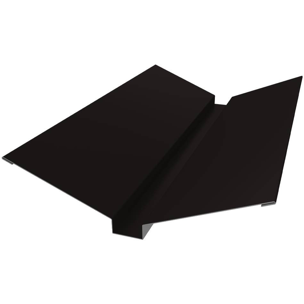 Ендова верхняя Grand Line Satin Matt Ral 9005 115х30х115 мм резка