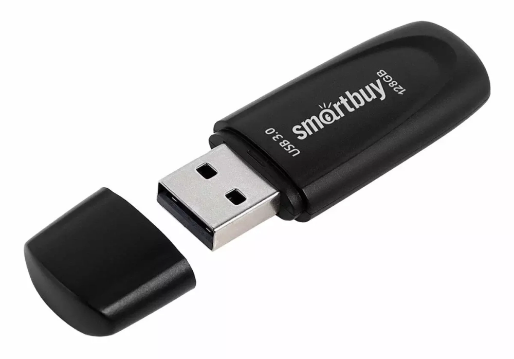 Флешка 128 Gb Smartbuy Scout Black 3.2