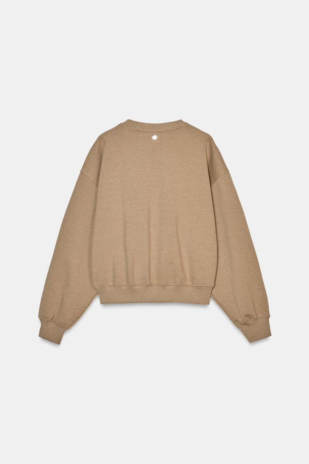 ZARA ТОЛСТОВКА С НАШИВКОЙ, РЫЖЕВАТО-КОРИЧНЕВЫЙ