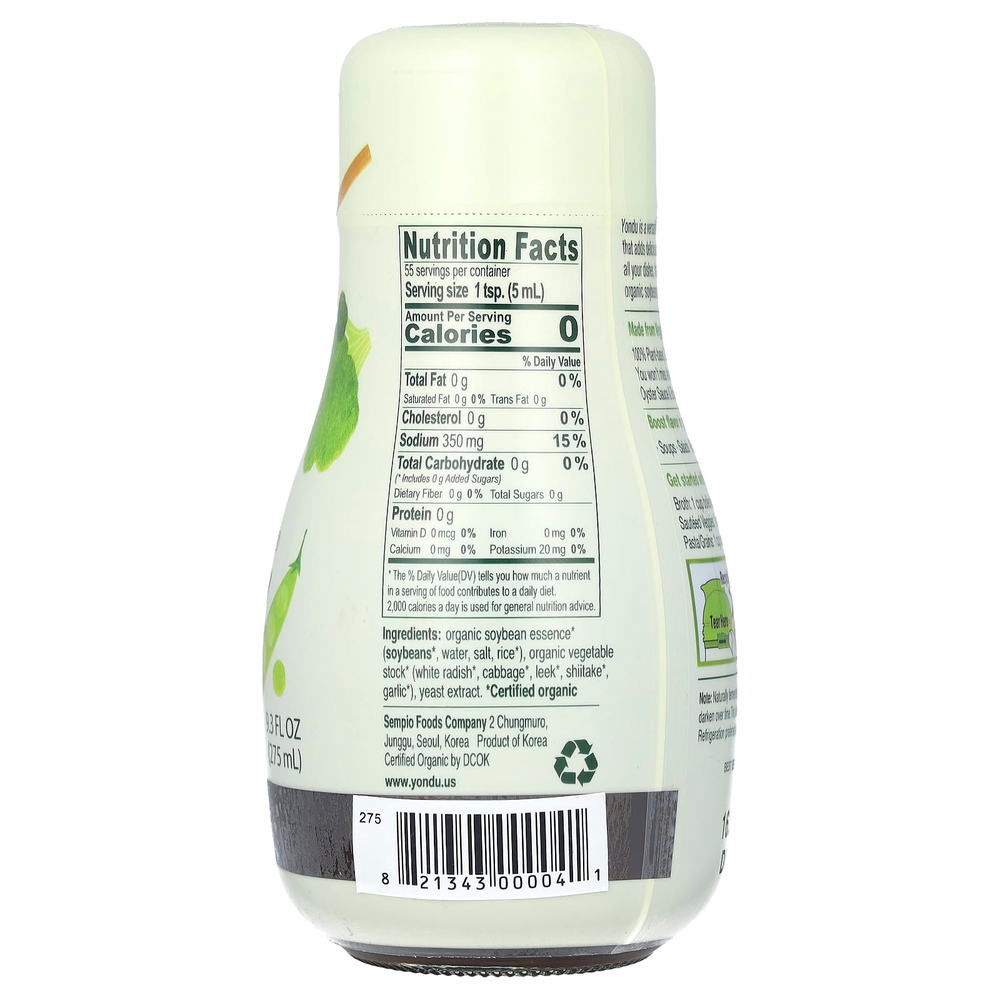 Sempio, Yondu, умами с овощами, 275 мл (9,3 жидк. унции)