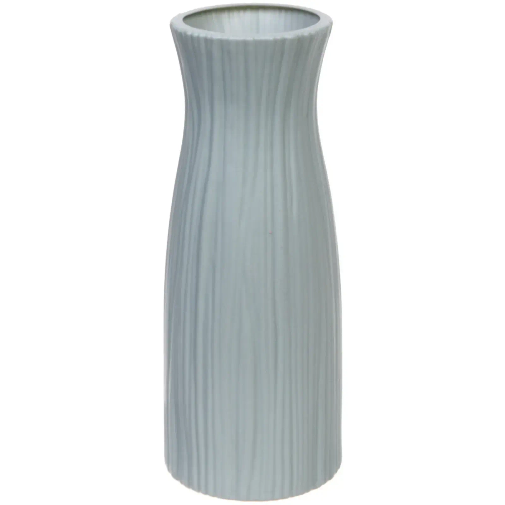 Ваза из пластика «Клэр» 9*23,5см цвет серый