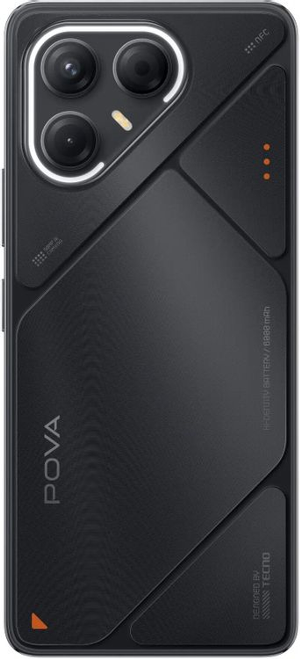 6.78" Смартфон TECNO Pova 7 5G 8/256Gb,  NFC,  IPS,  144Гц,  6000мAч,  черный
