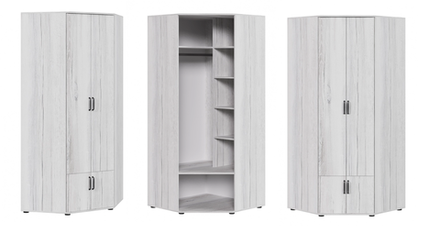 Шкаф угловой Монреаль Дуб Канадский