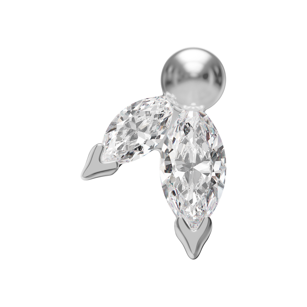 Marchesa Petals tops with colored stones