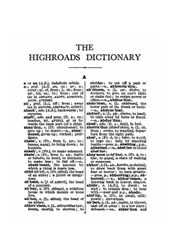 Nelson's highroads dictionary. Pronouncing and etymological | M. l'abbé Trochon
