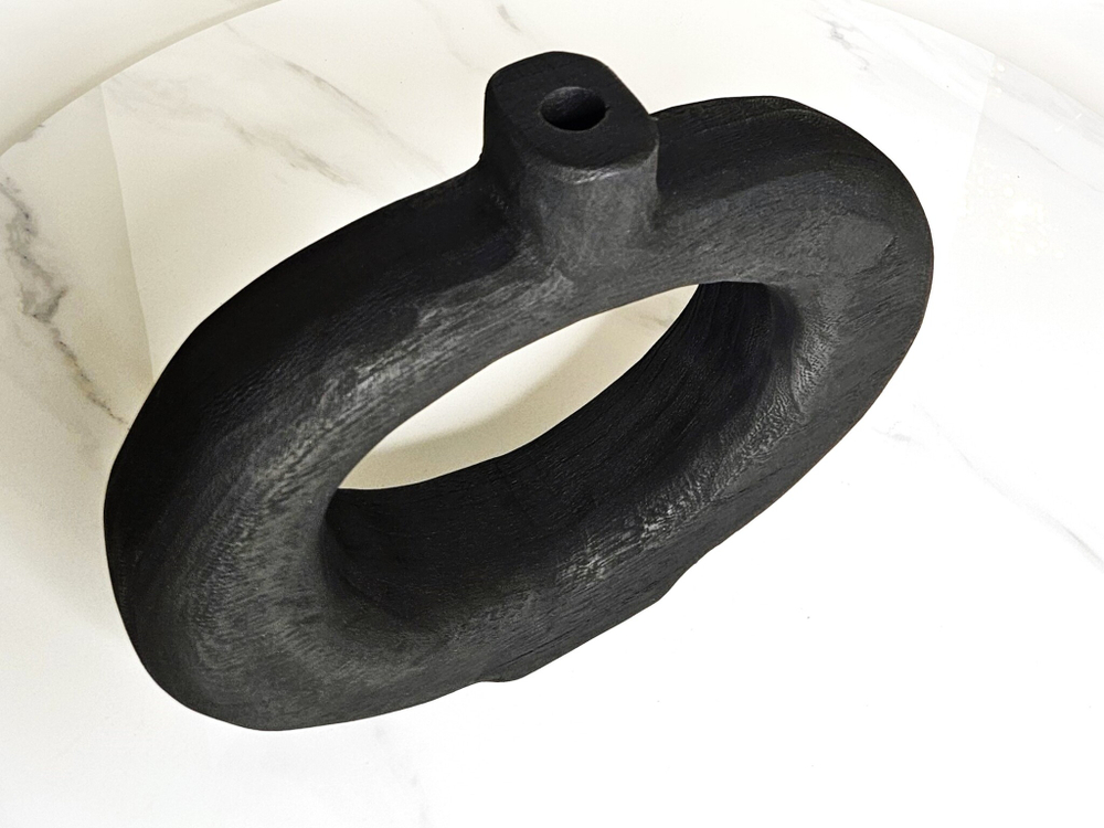 Ваза Round wooden vase