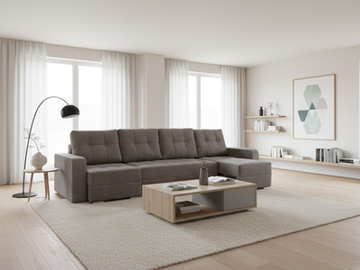 Диван евроугол "Консул 2" тик-так (трансформер) корсика 04