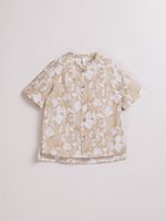 Рубашка хлопковая "Тропики" с коротким рукавом