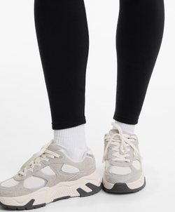 OYSHO Теплые бесшовные легинсы длиной до щиколотки 70 см, черный