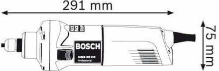 Шлифмашина прямая сетевая BOSCH GGS 28 CЕ   0601220100