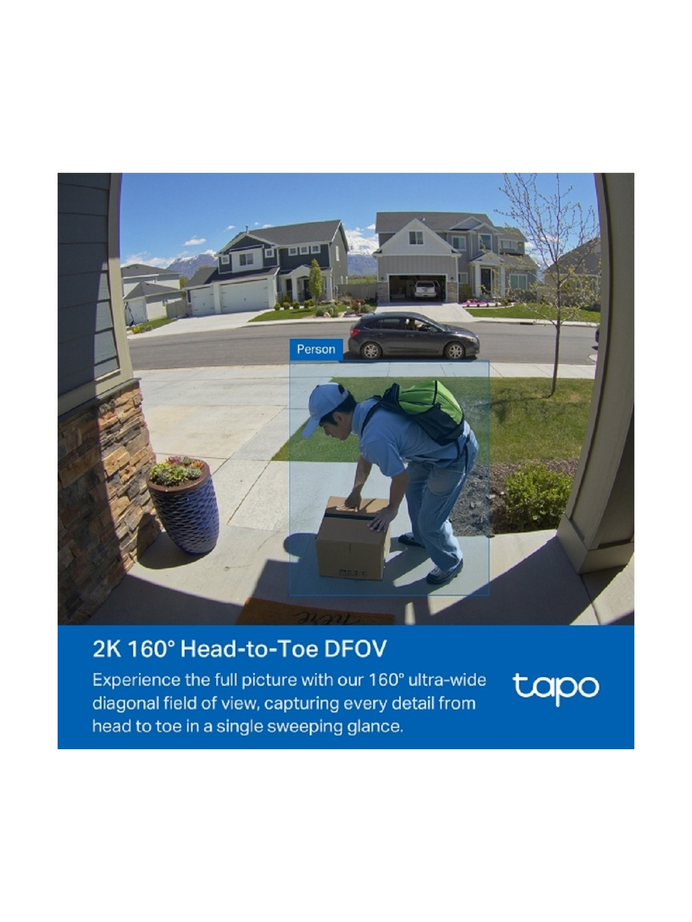 TP-Link Tapo D210 Умный дверной звонок с камерой и аккумулятором