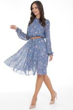 Платье Очарование шифона (блу) Diolche