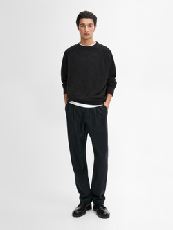 Massimo Dutti Свитер из 100% шерсти, маренго