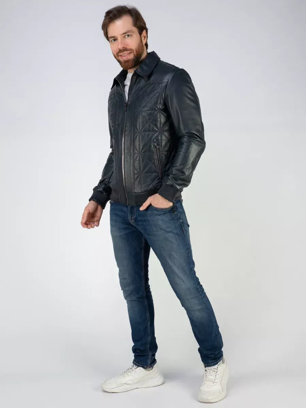 Кожаная куртка демисезонная Турция