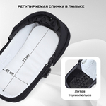 Детская коляска Rant Teo 3 в 1 Black