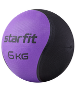 Медбол высокой плотности GB-702, 6 кг, фиолетовый