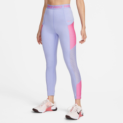 Женские теннисные брюки Nike Dri-Fit Performance HR Tight Women - Lilac, Pink