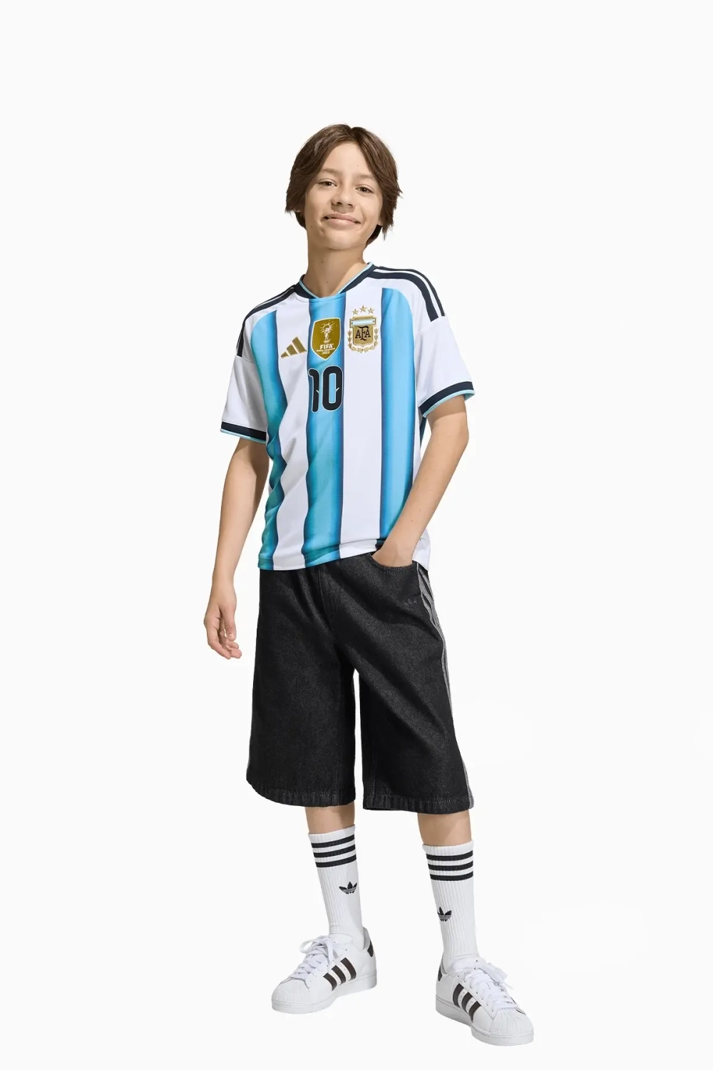 Футболка adidas Аргентина 2026 Home Messi 10 Junior