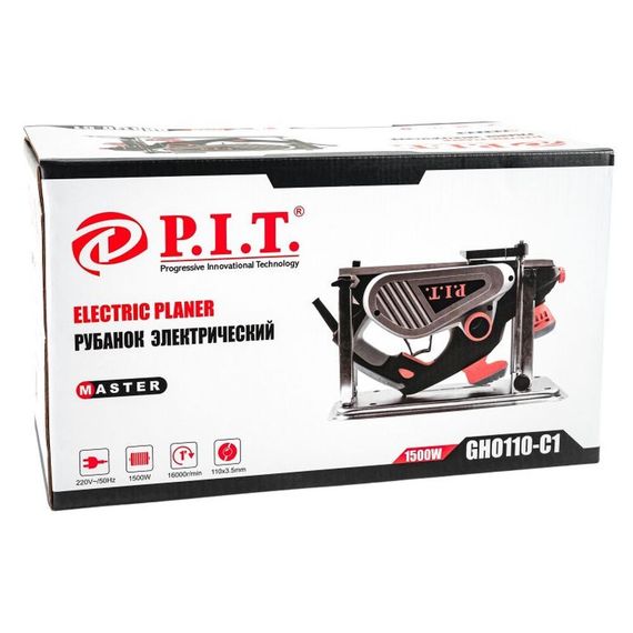 Рубанок P.I.T. GHO110-C1 МАСТЕР (Стационар,1,3кВт,16т.об/м,110мм,г3,5мм,пар-ое стр.,подк. пыл.сбор) купить в Москве и Московской области по низкой цене с доставкой по России — (5) Рубанок P.I.T. GHO110-C1 МАСТЕР (Стационар,1,3кВт,16т.об/м,110мм,г3,5мм,пар-ое стр.,подк. пыл.сбор) — (5)