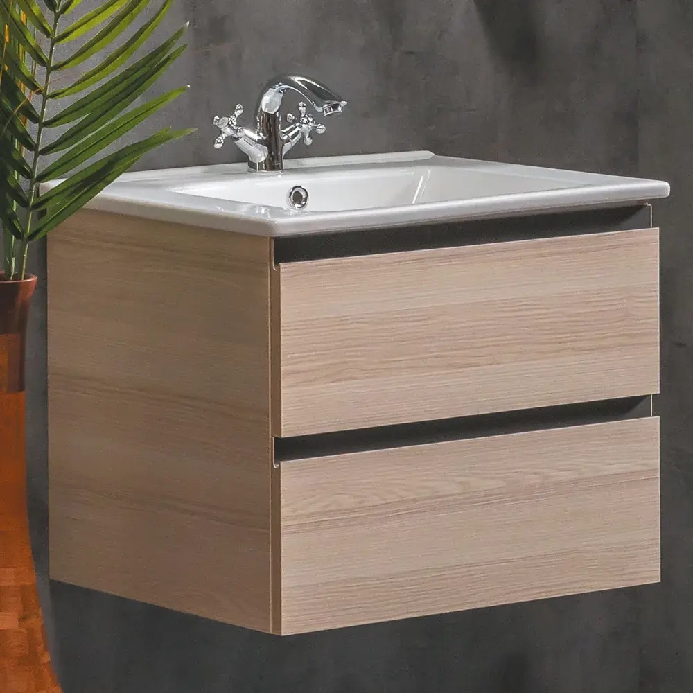 Тумба без раковины Armadi Art Capolda 65 light wood