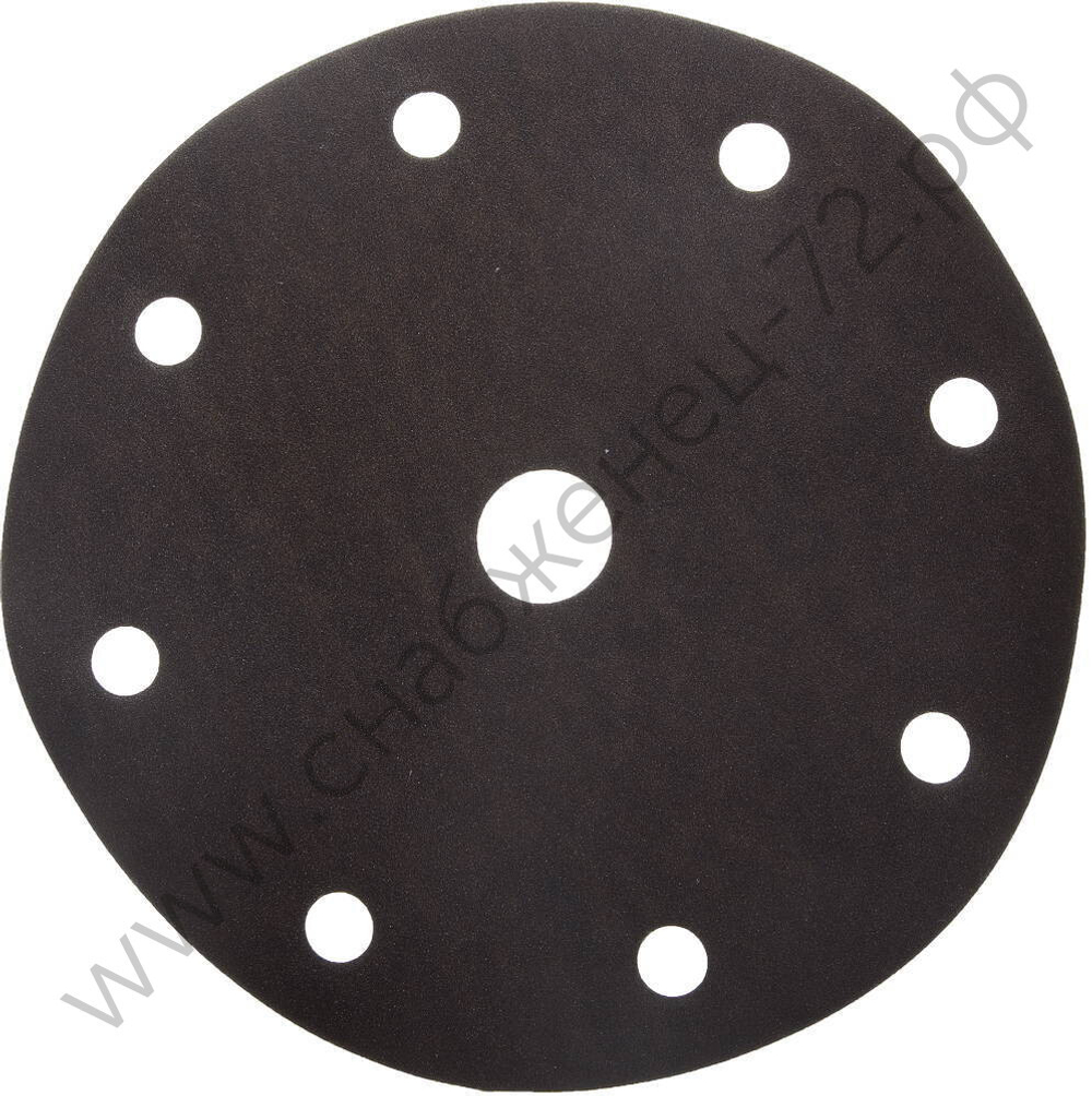 Круг шлифовальный URAGAN ″Универсальный водостойкий с покрытием стеарата цинка″ на липучке, 9 отв., P320, 150мм, 5шт