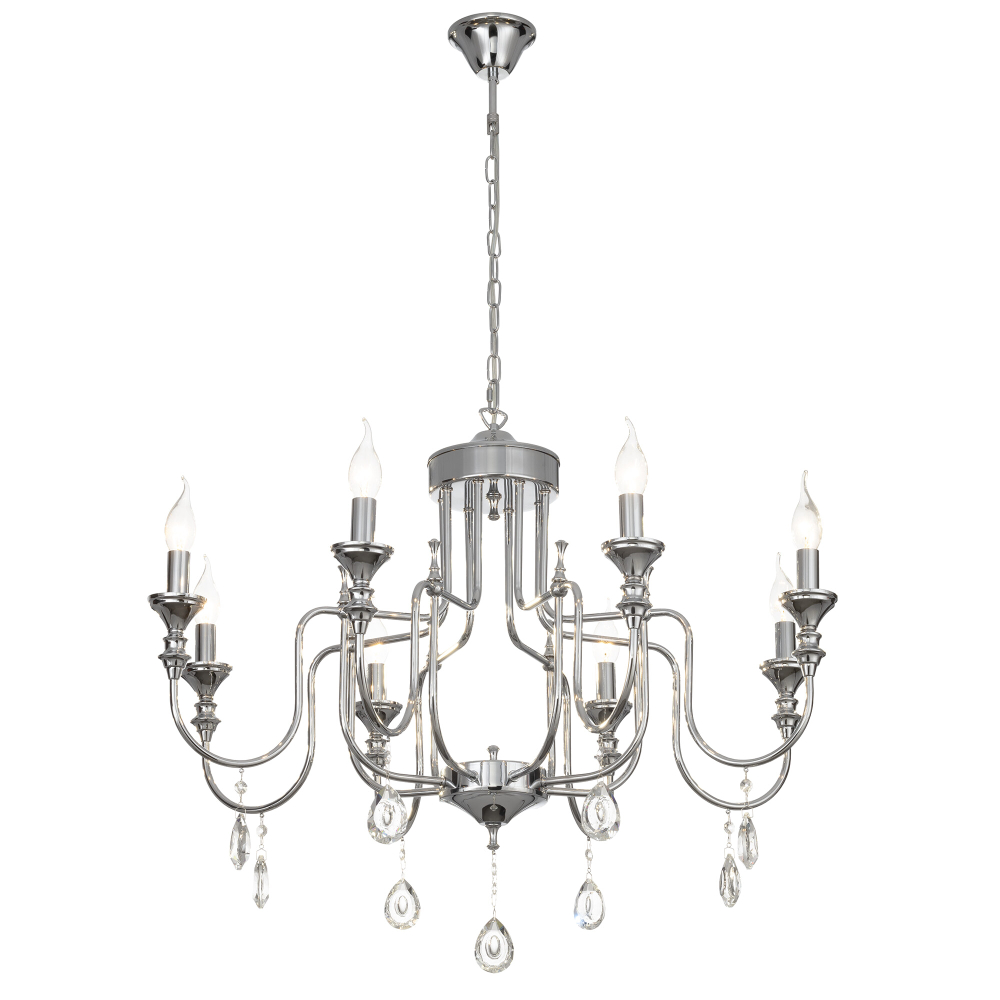 Citilux Рига CL437181 Люстра подвесная Хром