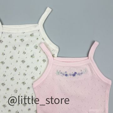 Боди-маечки ажурные "Цветочный сад"