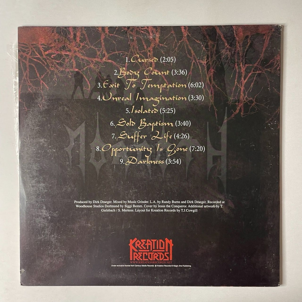 Винтажная виниловая пластинка LP Morgoth Cursed (USA 2011)
