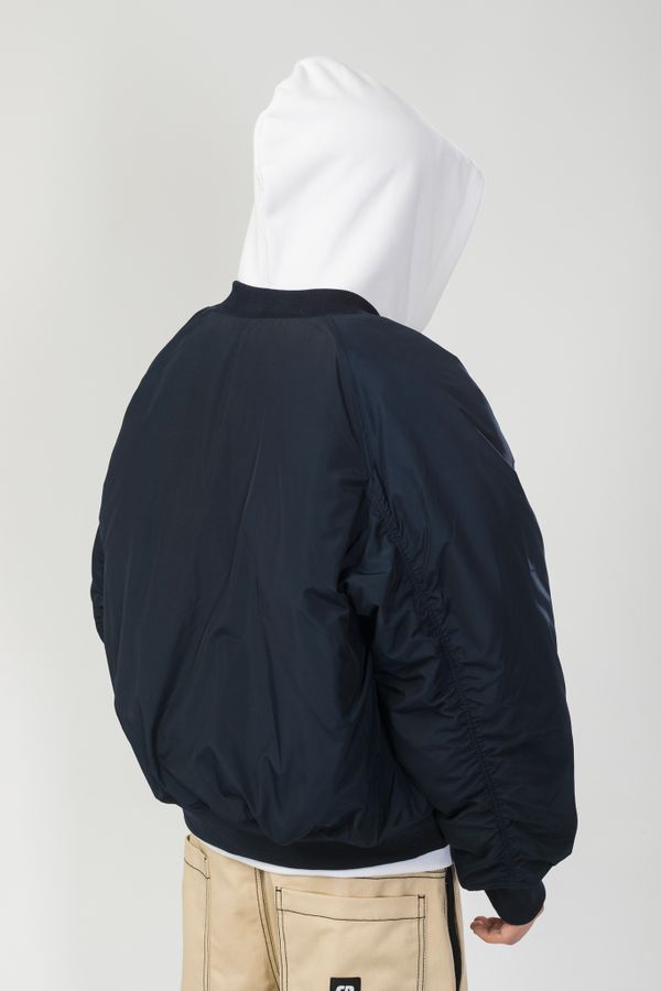 Бомбер Зимний Bomber Wide Navy - фото 3