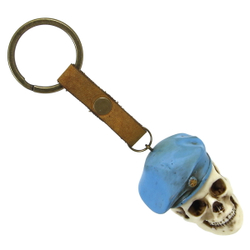 Брелок Череп в берете (107)