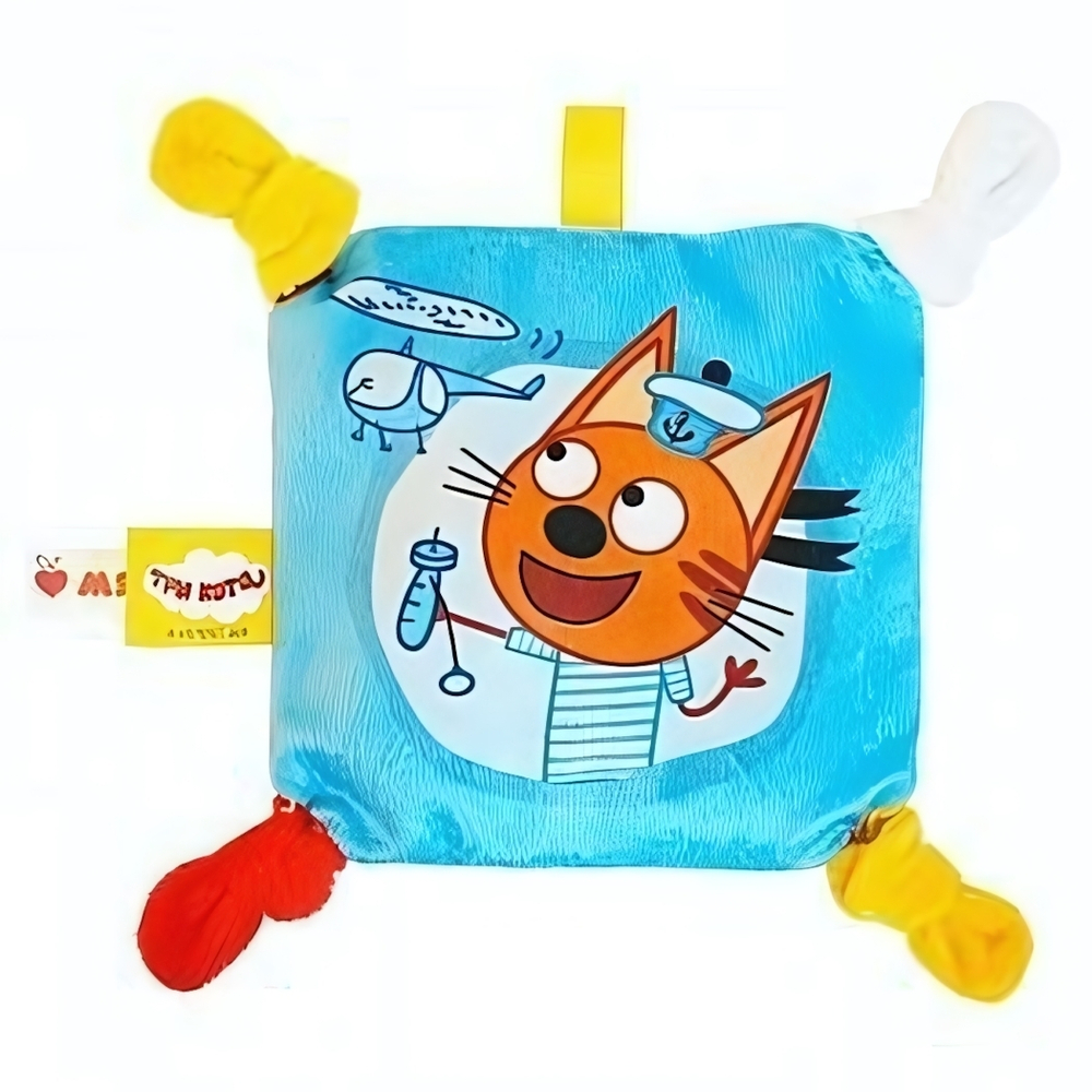 Игрушка "Три кота" Коржик№1 с вишневыми косточками (Мякиши)