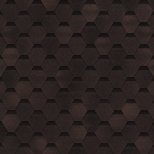 Гибкая черепица Shinglas ОПТИМА Коричневый (1уп-3кв.м), м2