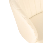 Офисное кресло Woodville Пард экокожа слоновая кость