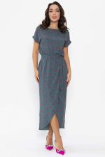 Платье Небесная симфония (зелено-розовое) П14082-12М LT Collection