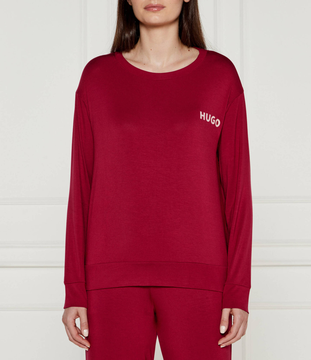 Вверх от пижамы Unite Hugo Bodywear - бордовый(50490706)