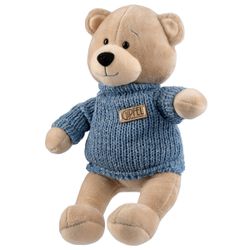 Мягкая игрушка Gipfel Мишка в синем свитере 52120 21 см