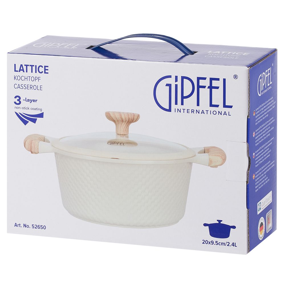 Алюминиевая кастрюля Gipfel Lattice 52650 20 см/2,4 л