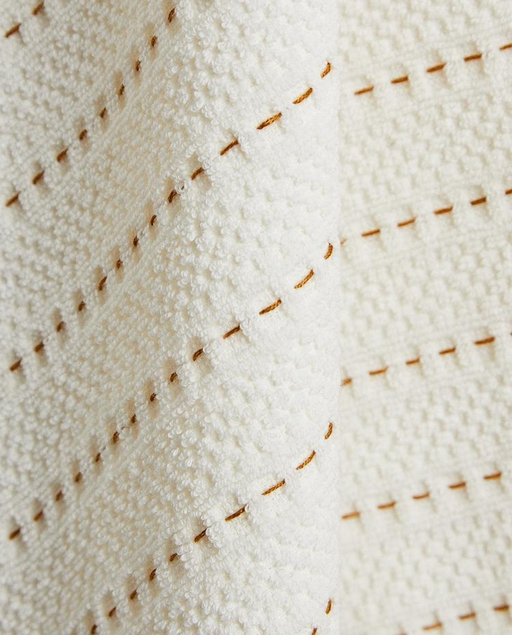 ZARA HOME КУХОННОЕ ПОЛОТЕНЦЕ ИЗ ХЛОПКА, ЭКРЮ